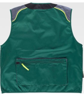 Chaleco safari multibolsillos WF5854. Workteam8