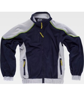 Chaqueta Polar combinada con cierre cremallera WF5857. Workteam1