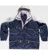 Parka en tejido tafetán acolchada y combinada WF5858. Workteam3