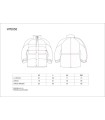 Parka en tejido tafetán acolchada y combinada WF5858. Workteam5