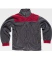Chaqueta Polar bicolor con cierre de cremallera WF1800. Workteam3