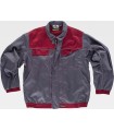 Chaquetilla bicolor con cierre de cremallera WF1852. Workteam1