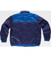Chaquetilla bicolor con cierre de cremallera WF1852. Workteam4