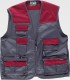 Chaleco tipo safari bicolor multibolsillos WF1854. Workteam1