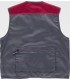 Chaleco tipo safari bicolor multibolsillos WF1854. Workteam2