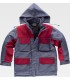 Parka acolchada bicolor multibolsillos WF1858. Workteam4