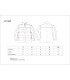 Parka acolchada bicolor multibolsillos WF1858. Workteam9