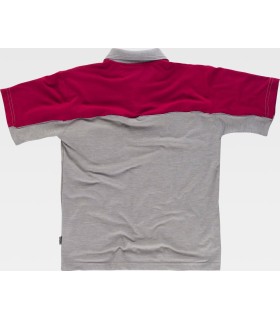 Polo en tejido pique bicolor WF1855. Workteam2