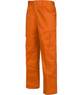 Pantalón recto multibolsillos B1403. WORKTEAM10
