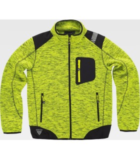 Chaqueta de punto combinada con tejido Workshell S9455. Workteam1