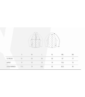 Chaqueta acolchada termosellada S7800. Workteam11