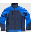 Chaqueta Workshell bicolor con manga ranglan S9030. Workteam3