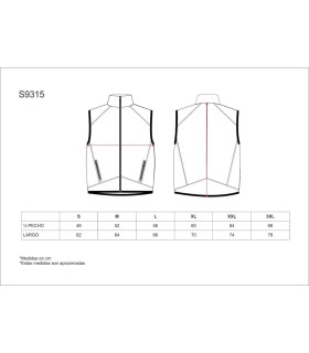 Chaleco Workshell combinado S9315. Workteam13