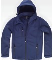 Chaqueta Workshell de doble capa con capucha S9107. Workteam3