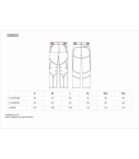 Pantalón elástico combinado con tejido Ripstop S9855. Workteam4
