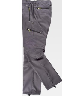 Pantalón elástico con refuerzos S9885. Workteam3