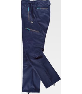 Pantalón elástico con refuerzos S9885. Workteam5