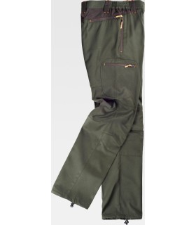 Pantalón elástico con refuerzos S9880. Workteam3