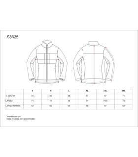 Chaqueta Workshell combinada tricolor S8625. Workteam7