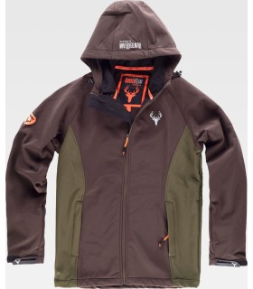 Chaqueta Workshell con capucha S8610. Workteam1
