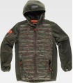 Chaqueta Sport acolchada con tejido de camuflaje S8550. Workteam1