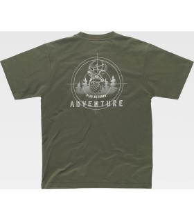 Camiseta estampada de 100% Algodón S6620. Workteam2