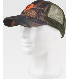Gorra estampada con rejilla WFA986. WORKTEAM1