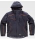 Parka acolchada impermeable con capucha desmontable S1150. Workteam1