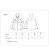 Parka acolchada impermeable con capucha desmontable S1150. Workteam8