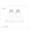 Camiseta de tirantes para mujer de deporte S7520. Workteam7