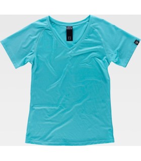 Camiseta de manga corta para mujer de deporte S7525. Workteam3