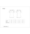 Camiseta de manga corta para mujer de deporte S7525. Workteam7