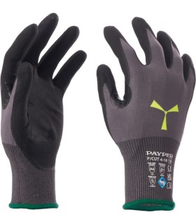 Guantes de corte HPPE-Nylon P/CUT 4-18 Pack 12 unidades. Payper