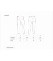 Pantalón leggin de mujer S7501. Workteam5