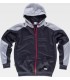 Sudadera Sport combinada con cremallera entera S5530. Workteam3