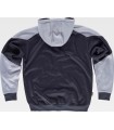 Sudadera Sport combinada con cremallera entera S5530. Workteam4