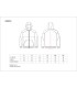 Sudadera Sport combinada con cremallera entera S5530. Workteam5