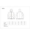 Sudadera Sport combinada con cremallera entera S5530. Workteam5