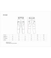 Pantalón elástico multibolsillos con refuerzo en rodillas y cuela B1434. Workteam3