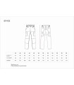 Pantalón elástico multibolsillos con refuerzos B1432. Workteam3