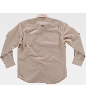 Camisa Safari con rejilla en la espalda B8500. Workteam2