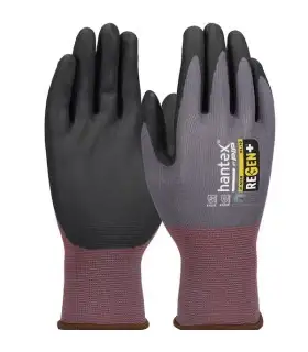 Guantes Hantex de punto sin costuras, nitrilo y políester reciclado 31-515R-EN. PACK 12 und. G-Tek