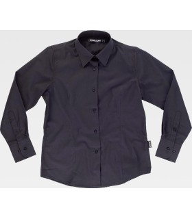 Blusa de mujer entallada B8090. Workteam7