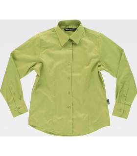 Blusa de mujer entallada B8090. Workteam9