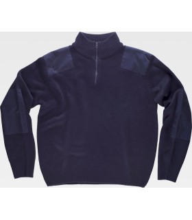 Jersey de cuello alto en punto grueso S5501. Workteam5