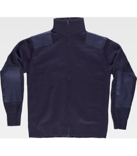 Chaqueta de cuello alto en punto grueso S4500. Workteam5