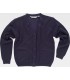 Chaqueta de escote a pico en punto fino S4503. Workteam1