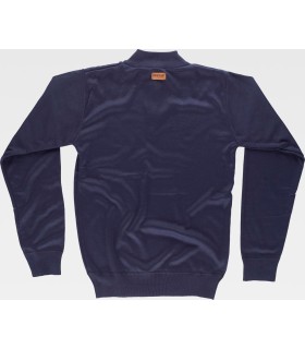 Jersey fino de cuello alto de media cremallera S5601. Workteam2