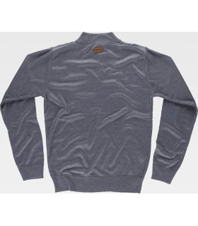 Jersey fino de cuello alto de media cremallera S5601. Workteam6