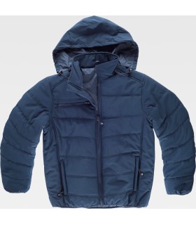 Chaqueta acolchada con capucha desmontable S3910. Workteam2